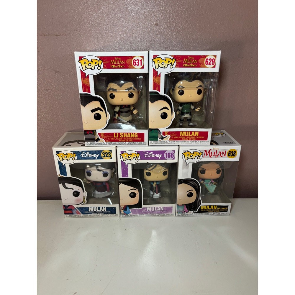 Funko Pop Disney Mulan Bundle Vinyl Figures Set